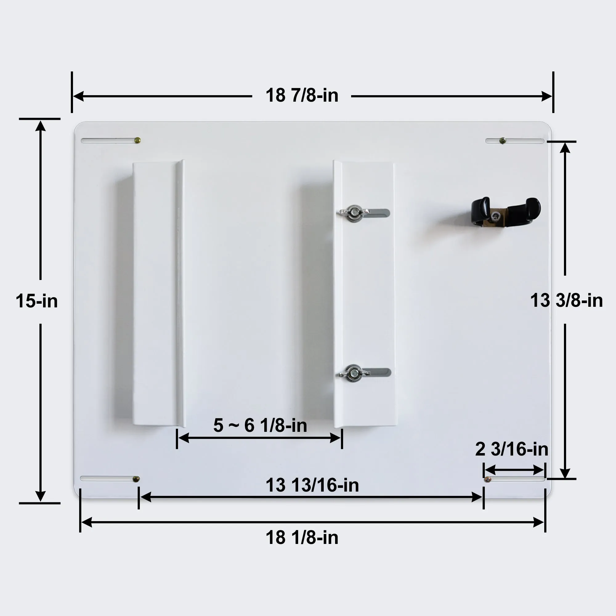 SHELANDY Pet Dryer Wall Mount with Hose Holder | Iron Hanger and bracket compatible to dry wall