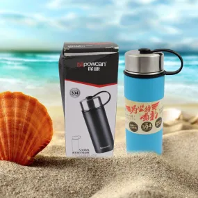 Stainless Steel Double Wall & Vacuum Insulated Flask Water Bottle (530 ML)