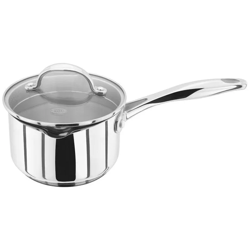 Stellar 7000 16cm Saucepan With Draining Lid 1.6 Litre