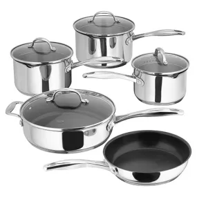 Stellar 7000 Draining Saucepan Set 5 Piece