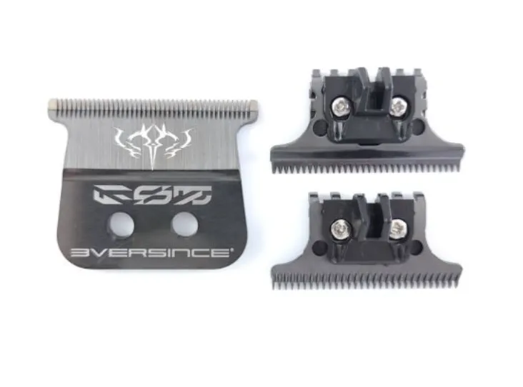 StyleCraft S|C 3VERSINCE ES5 – X-PRO WIDE BLACK DIAMOND DLC WITH BLACK DIAMOND SHALLOW TOOTH 2.0, “THE ONE” DLC CUTTER BLADE SET #3V3SET