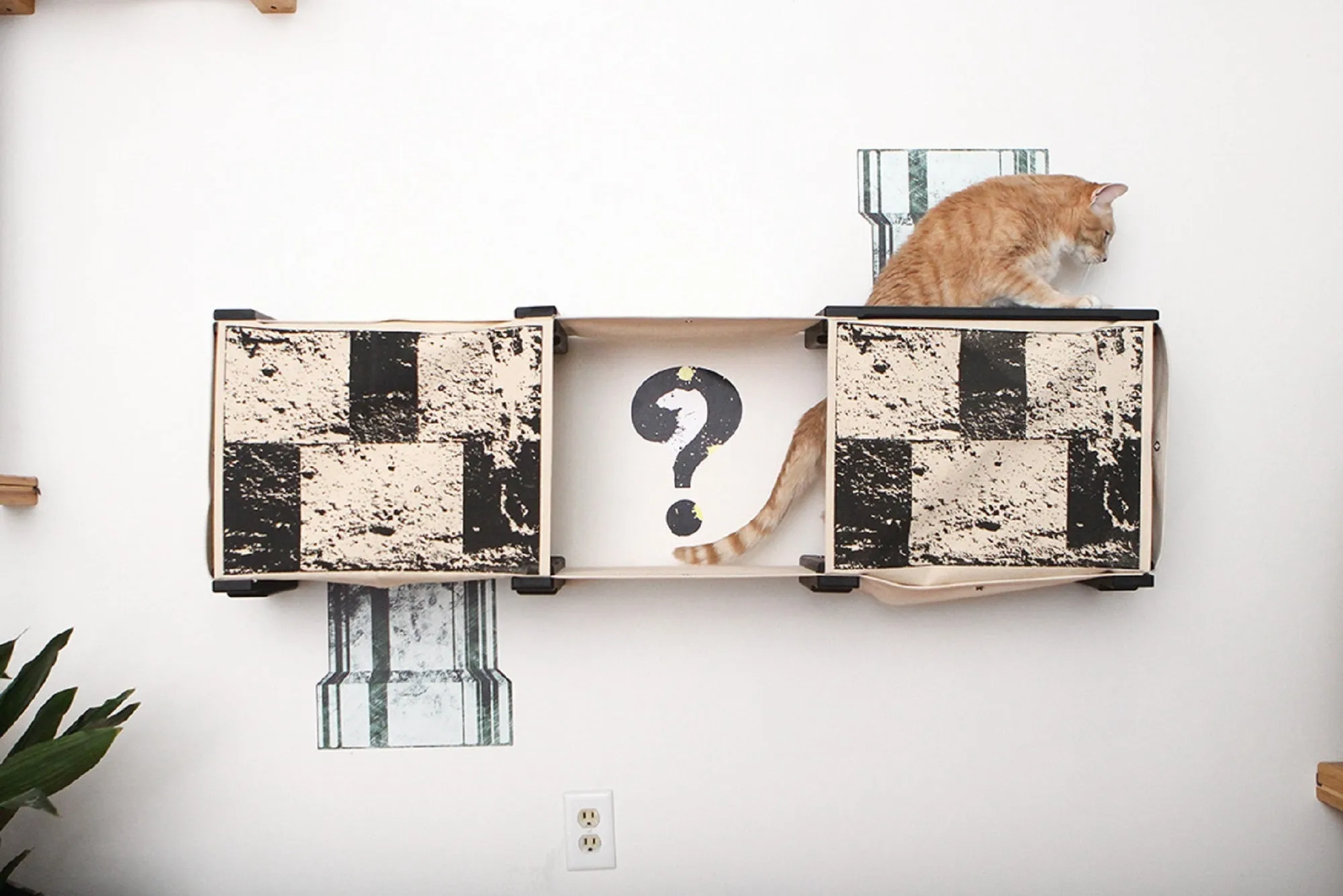 Super Mario Cat Condo (Wall Mounted Tunnel Cat Bed) - by Catastrophic Creations