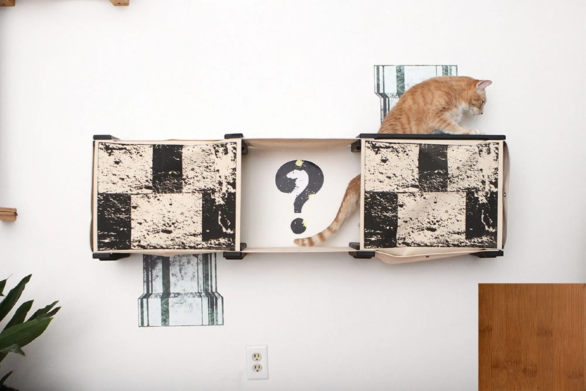 Super Mario Cat Condo (Wall Mounted Tunnel Cat Bed) - by Catastrophic Creations