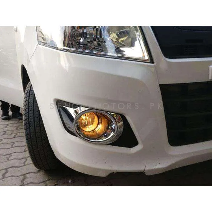 Suzuki Wagon R DLAA Fog Lamps Bumper Light With Chrome SZ779E - Model 2014-2021