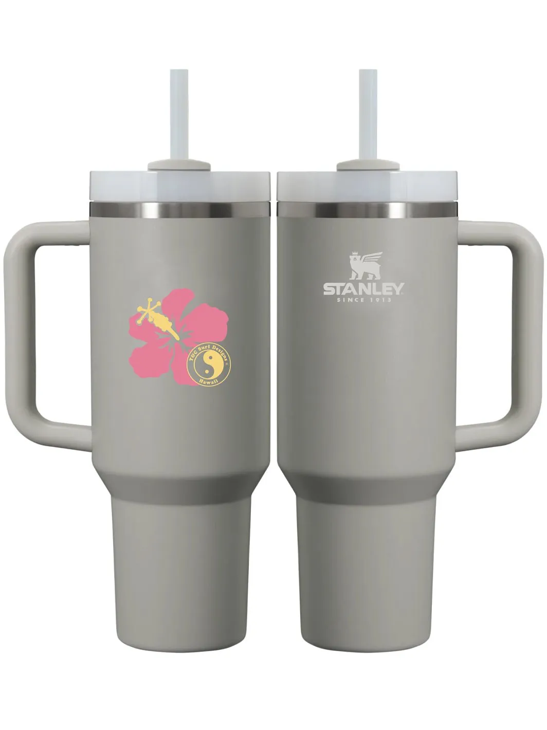 T&C Surf 30 oz Retro Band Stanley Quencher H2.0 Flowstate™ Tumbler