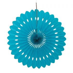 Teal Decorative Fan 40cm