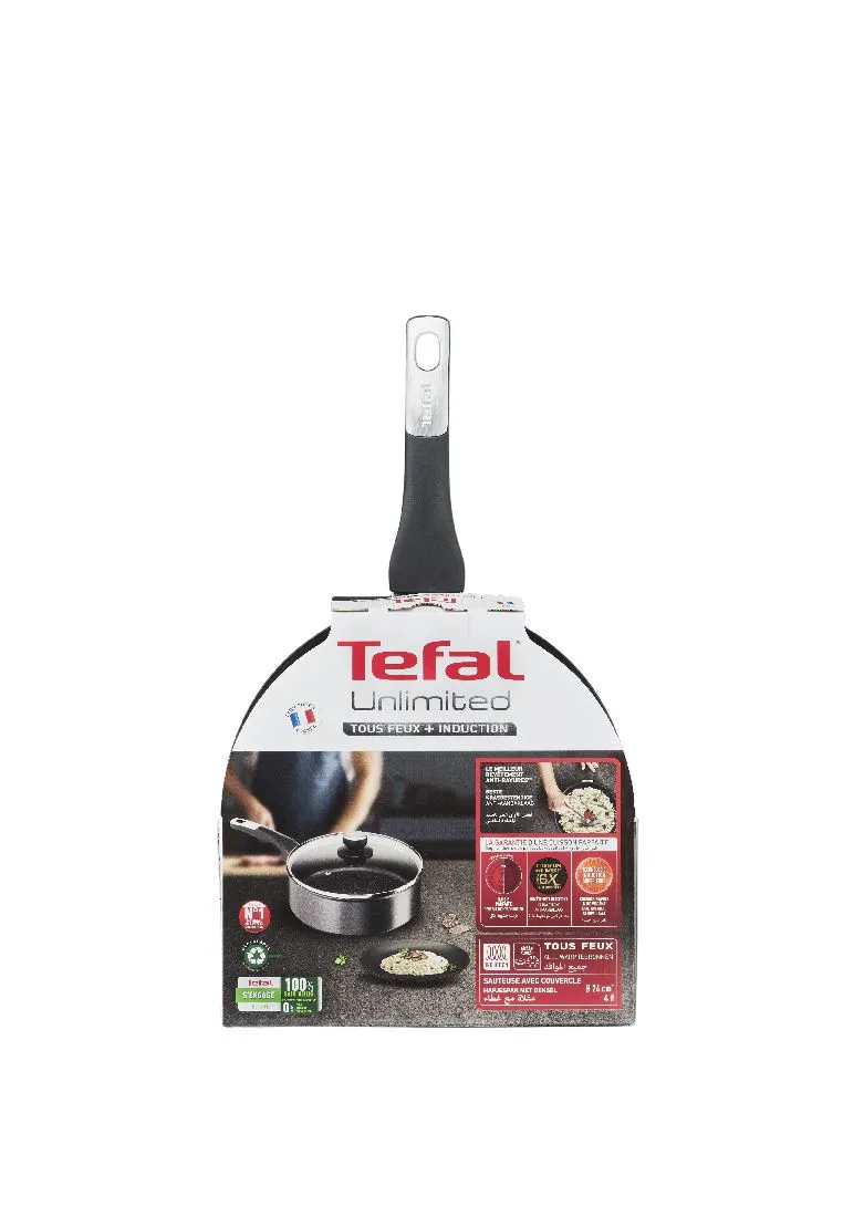 Tefal Unlimited Collection Saute Pan 24cm with Lid