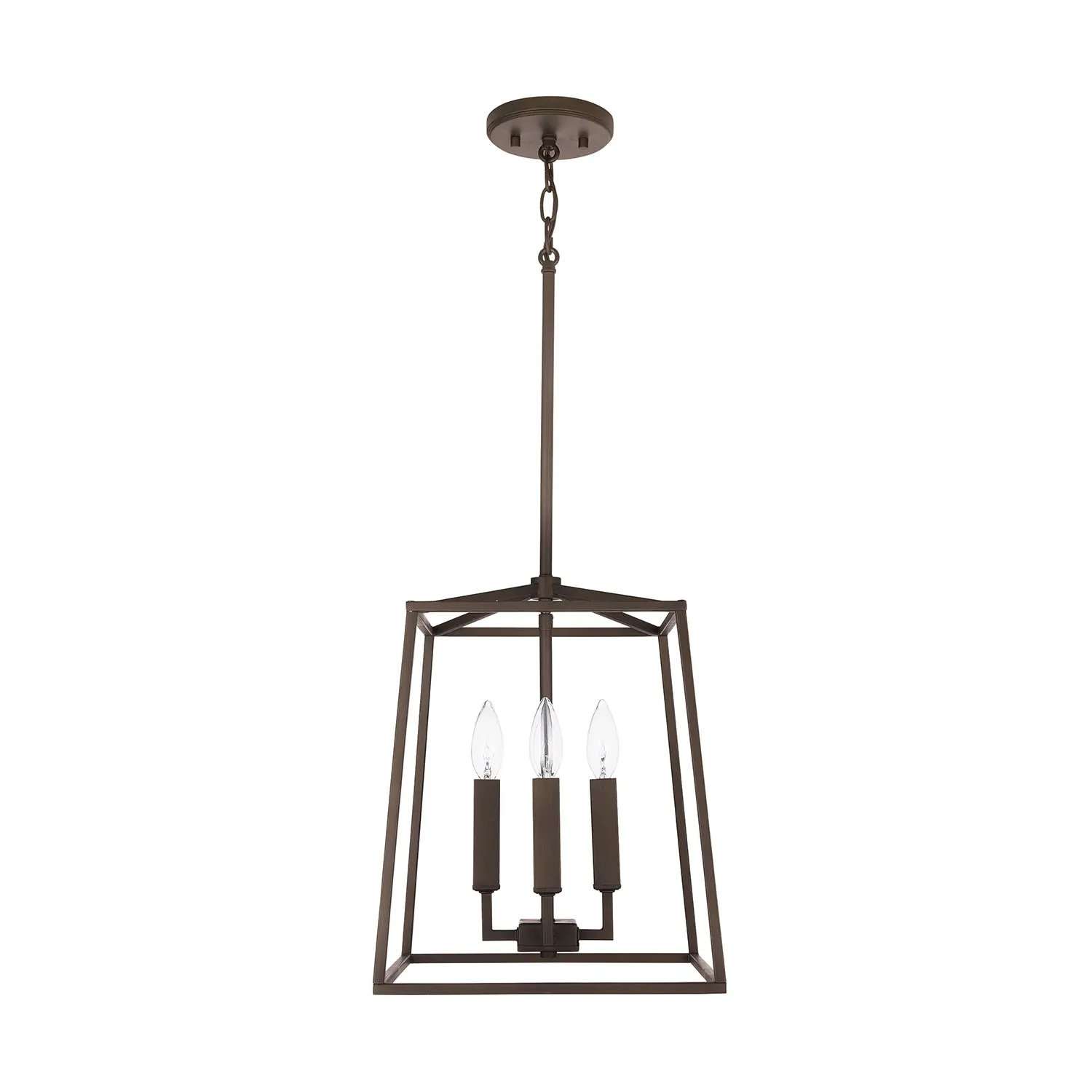 THEA 4 LIGHT LANTERN FOYER, OIL RUBBED BRONZE