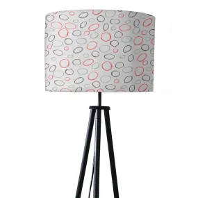 Tripod Floor Lamp Standing Light for Living Rooms -Oval Circles