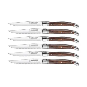 Trudeau 0973046 6-Piece Set Laguiole Steak Knives