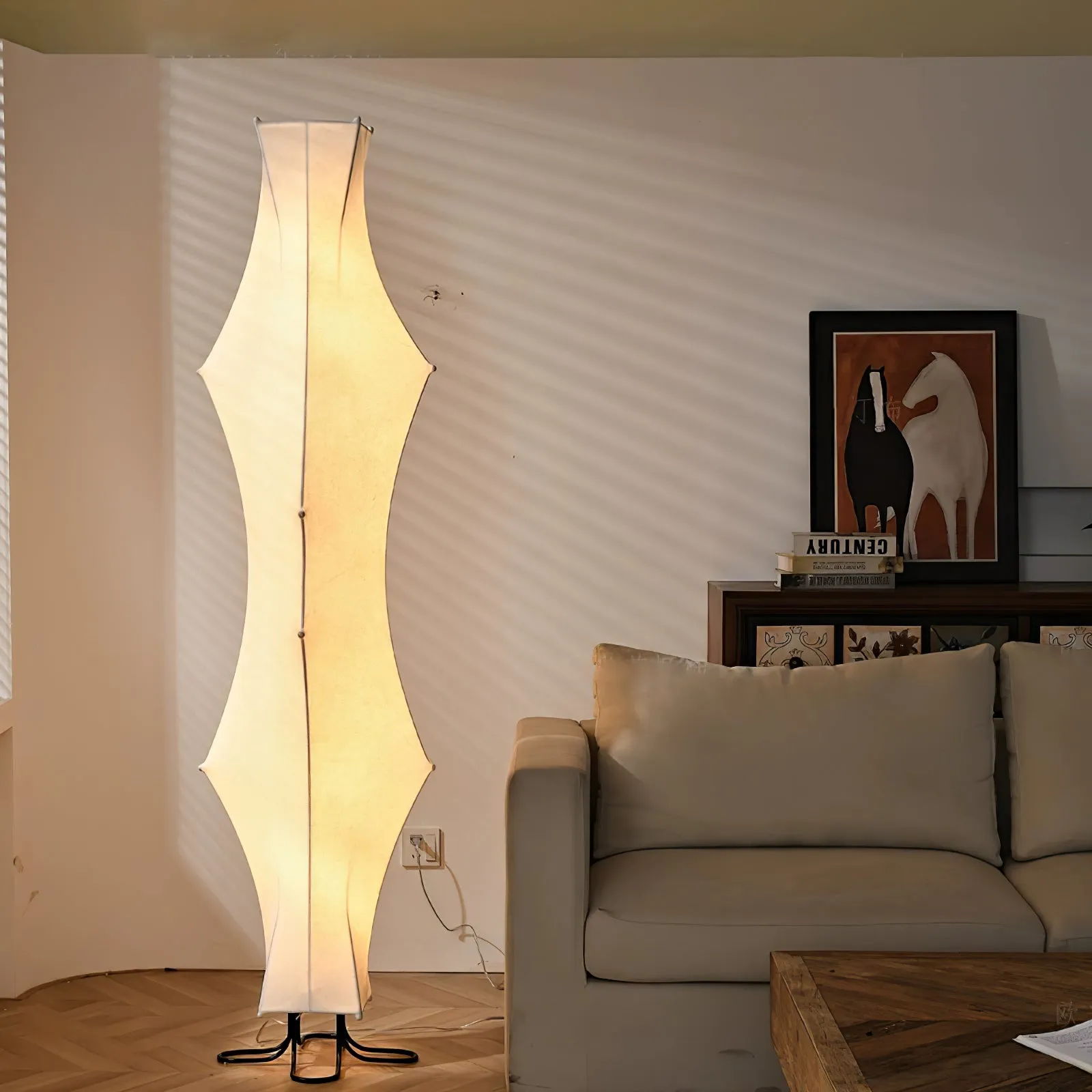 Twist Silk Floor Lamp