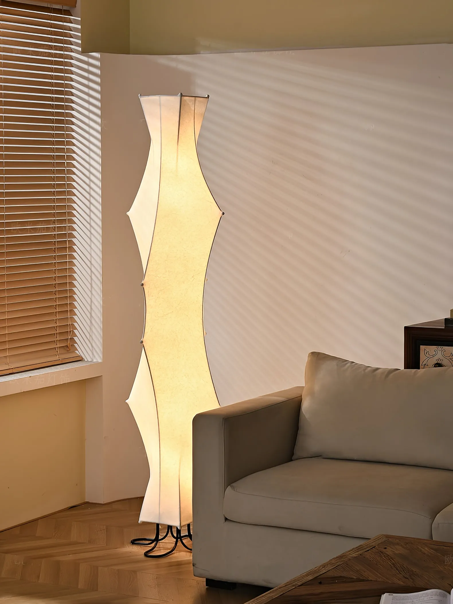 Twist Silk Floor Lamp