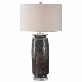 Uttermost Olesya Swirl Glass Table Lamp