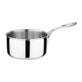 Vogue Stainless Steel Tri-Wall Saucepan 18cm - FS666