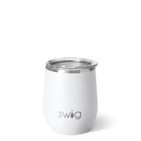 White Stemless Wine Cup 12oz