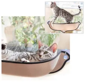 Window Cat Bed Cats Window Mounted Bed Indoor Pet Kitty Window Hammock Resting Seat with Suction Cups strong suction