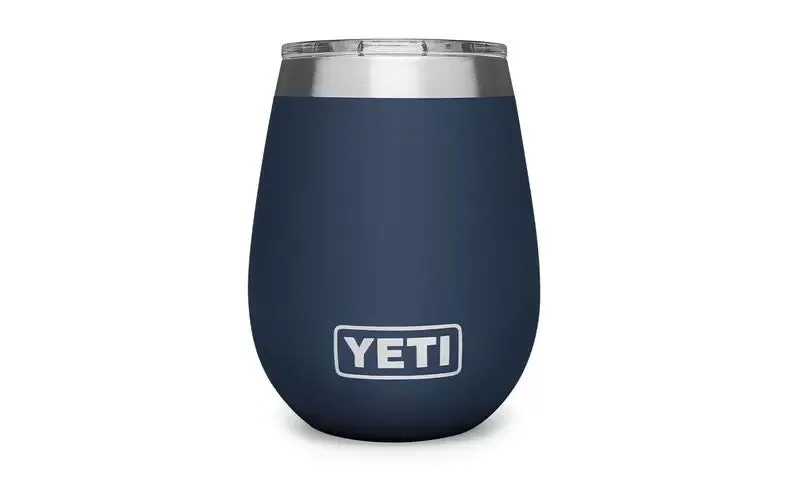 'Yeti' 10 oz. Rambler Wine Tumbler w/Magslider Lid - Navy